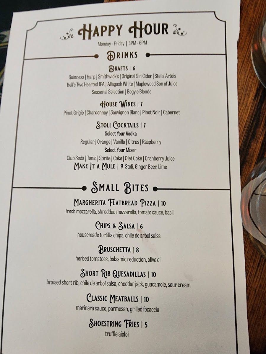 D4 Irish Pub & Cafe Menu - Image 2